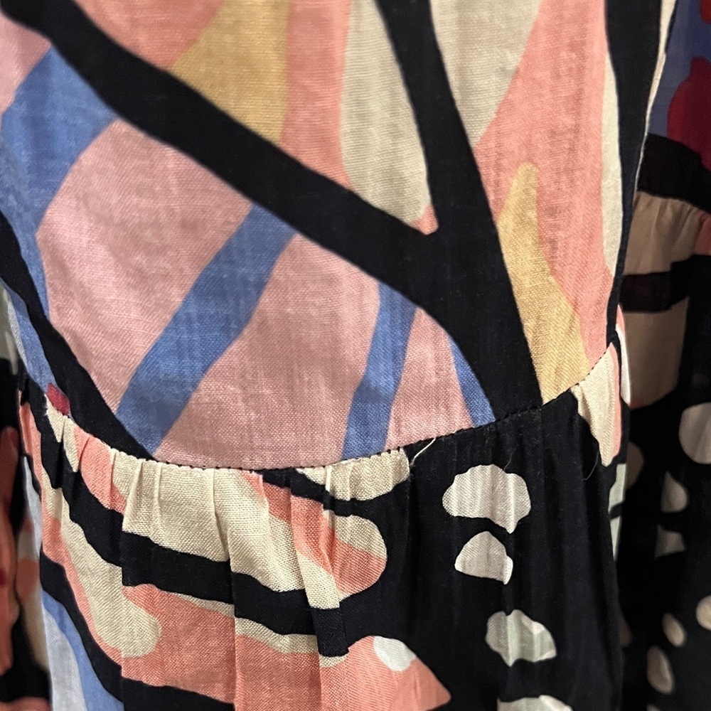 Fate Multicolor Abstract Maxi Dress size Medium - Picture 7 of 14